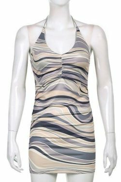 Coquette Aesthetic Angel Energy Swirl Dress - Y2K Fashion - Grunge Style & Pastel Goth Vibes