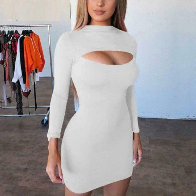 Coquette Aesthetic Aurora Bodycon Dress - Y2K Fashion for Grunge & Pastel Goth