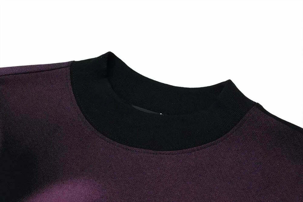 Coquette Aesthetic Aurora Print Long Sleeve Top - Y2K Fashion Women's Clothing'