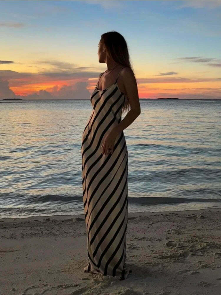 Coquette Aesthetic Backless Maxi Dress - Y2K Fashion with Grunge Style and Pastel Goth Vibes