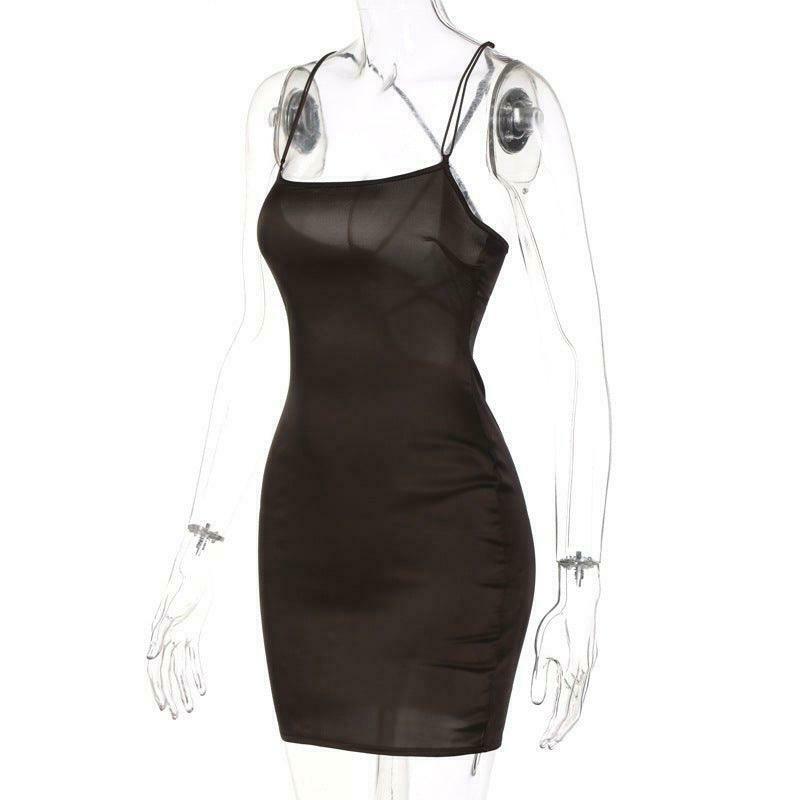 Coquette Aesthetic Backless Mini Dress - Y2K Fashion with Grunge & Pastel Goth Vibes