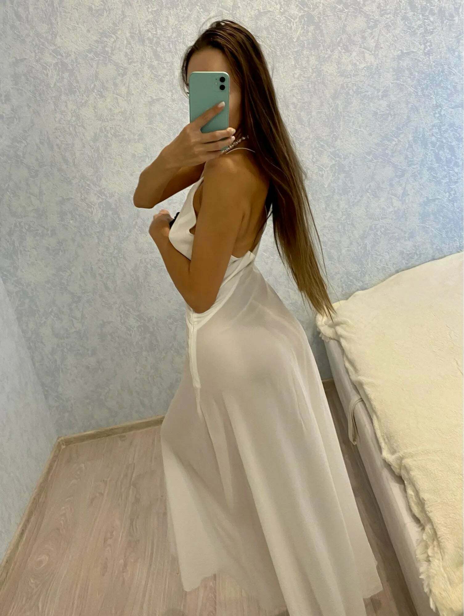 Coquette Aesthetic Backless Slip Dress - Y2K Fashion for Women - Graceful Drift