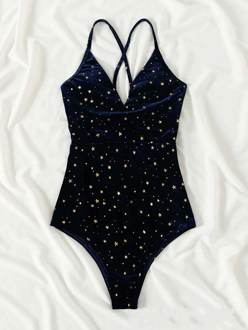 Coquette Aesthetic Backless Swimsuit: Sexy Y2K Fashion for Women
