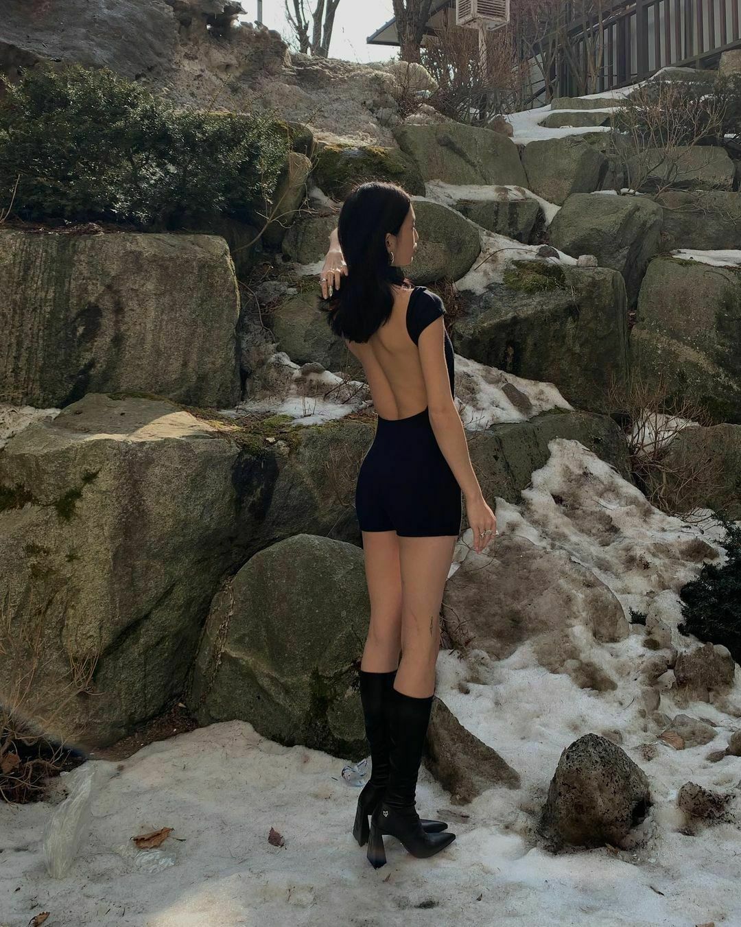 Coquette Aesthetic Backless Tank Playsuit: Y2K Fashion - Grunge Style & Elegance