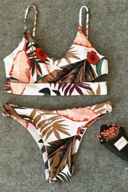 Coquette Aesthetic Bandeau Bikini Set for Women - Y2K Fashion Swimwear