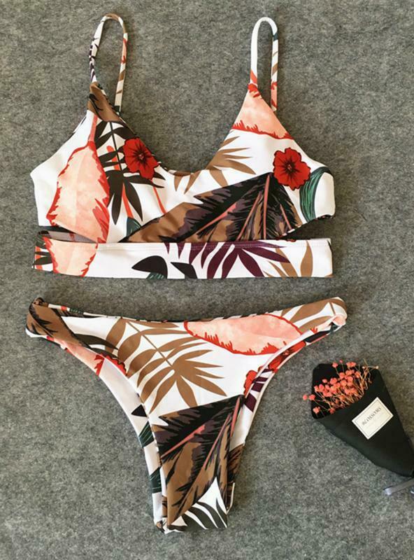 Coquette Aesthetic Bandeau Bikini Set for Women - Y2K Fashion Swimwear