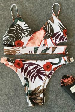 Coquette Aesthetic Bandeau Bikini Set for Women - Y2K Fashion Swimwear