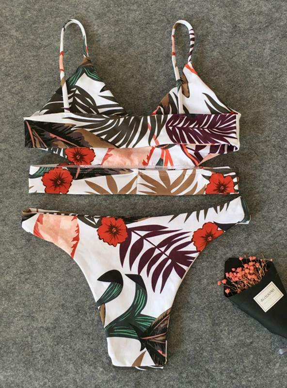 Coquette Aesthetic Bandeau Bikini Set for Women - Y2K Fashion Swimwear