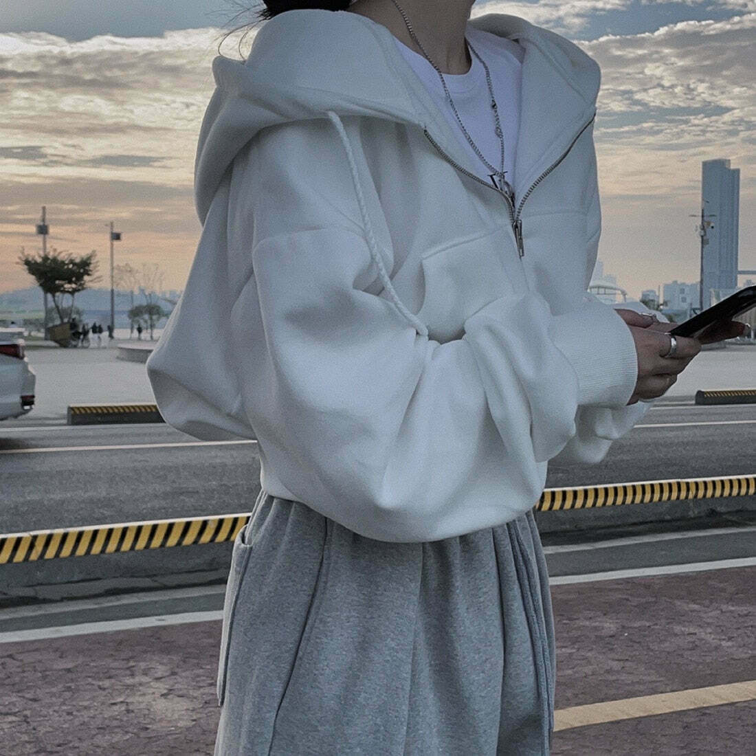 Coquette Aesthetic Bare Midriff Hoodie - Y2K Fashion Grunge Style Cute Tops Pastel Goth