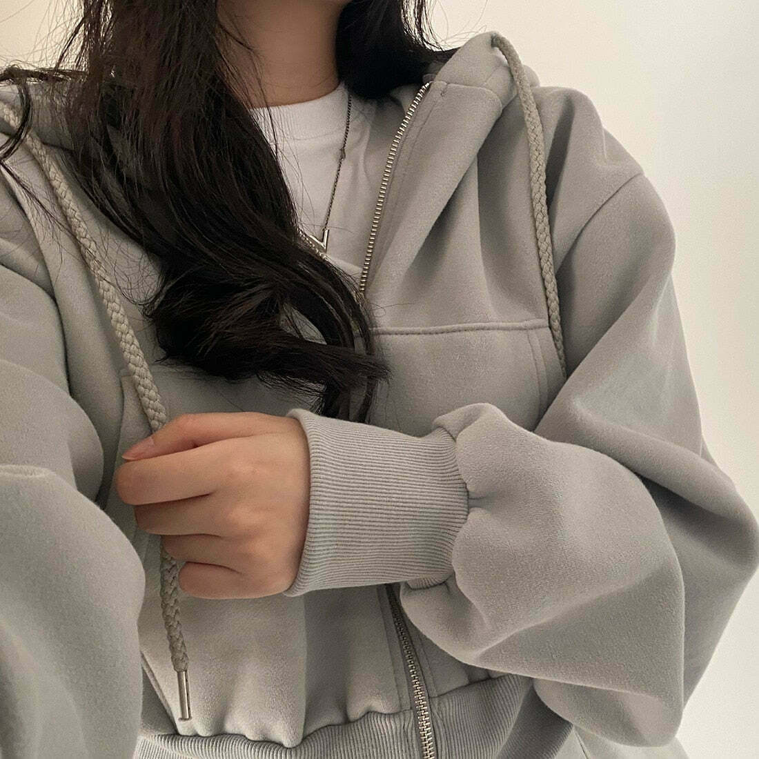 Coquette Aesthetic Bare Midriff Hoodie - Y2K Fashion Grunge Style Cute Tops Pastel Goth