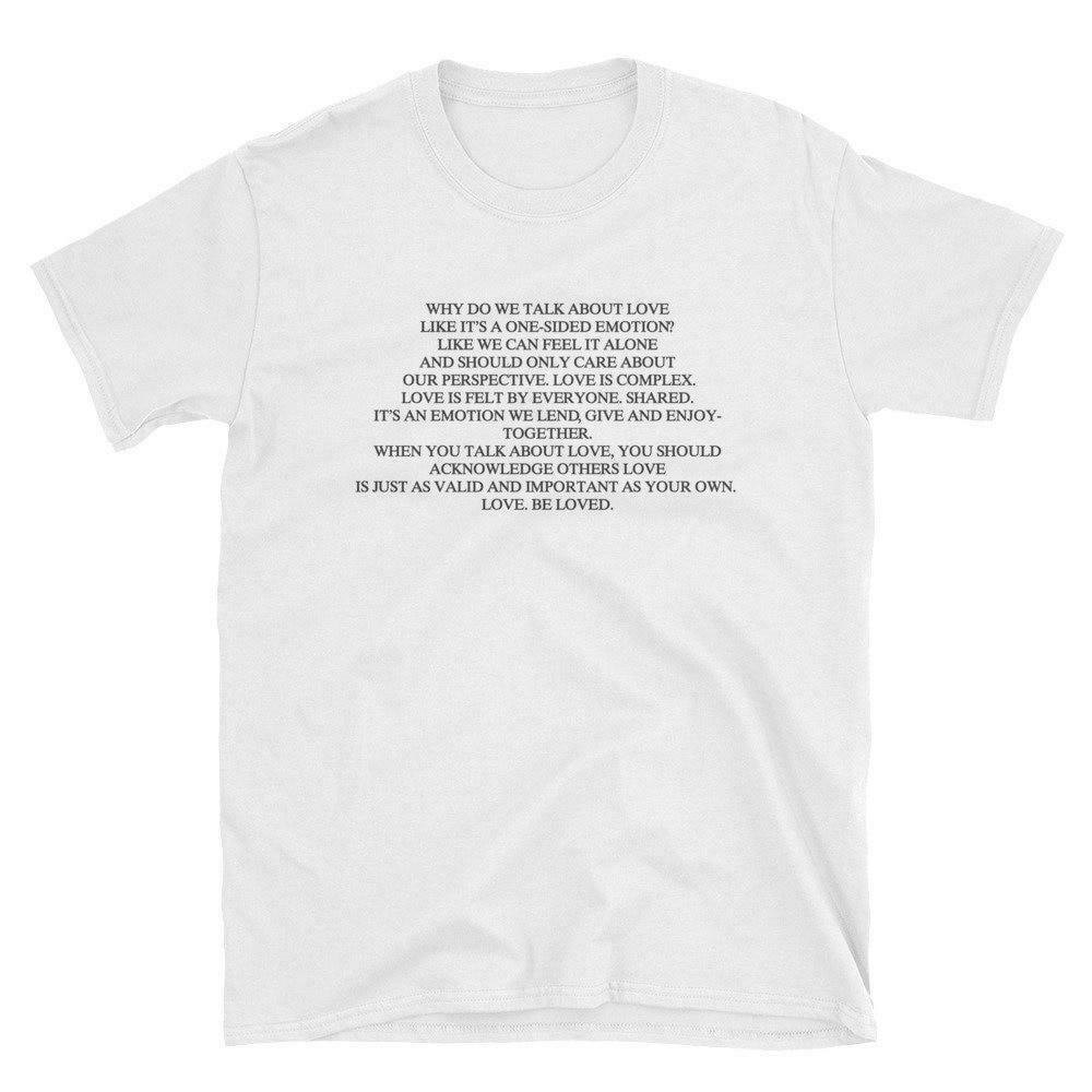 Coquette Aesthetic Be Loved T-Shirt - Y2K Fashion Women's Top