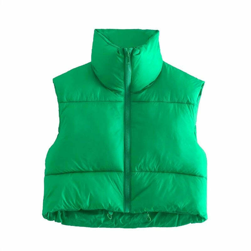 Coquette Aesthetic Beryl Puffer Jacket - Y2K Fashion for Women: Grunge Style, Pastel Goth, and More