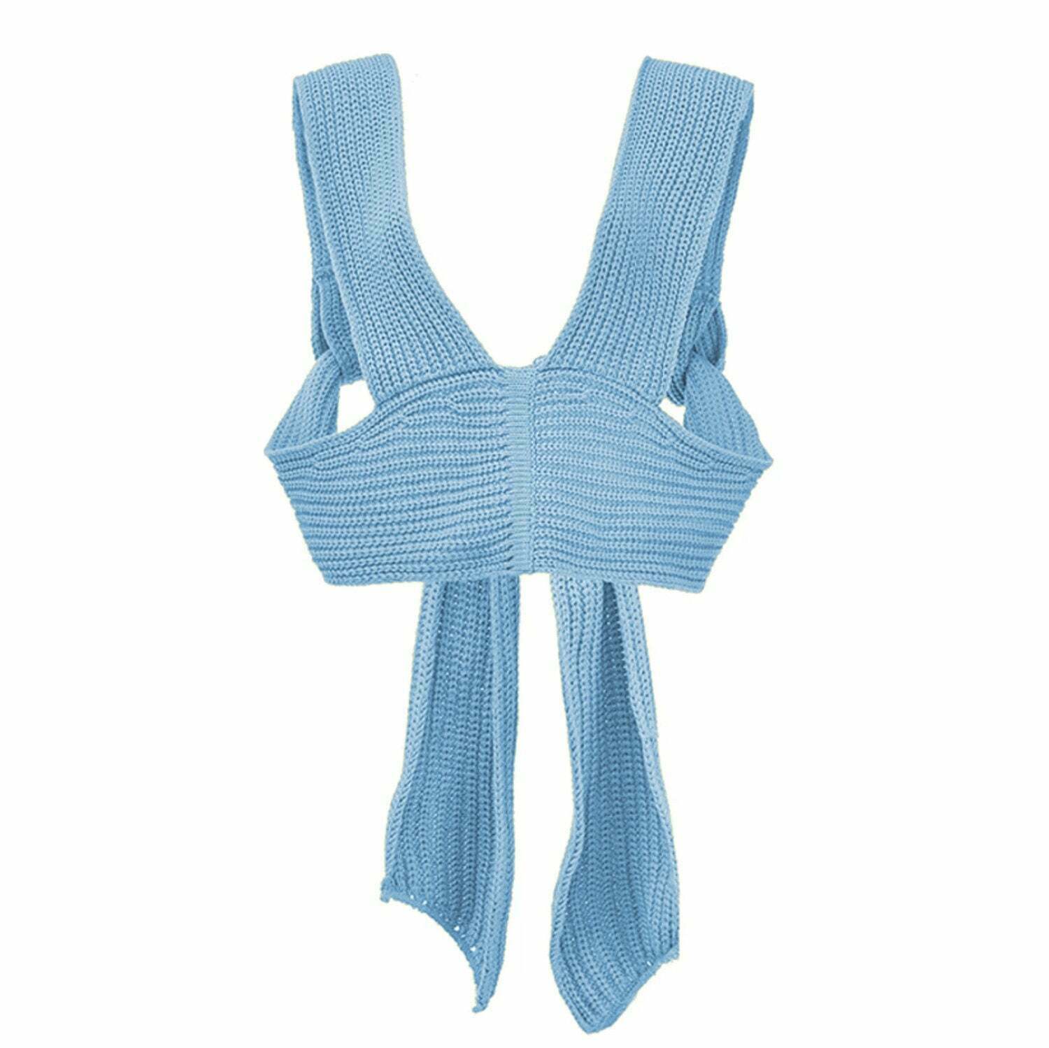 Coquette Aesthetic Bespoke Wrap-Around Top in Y2K Style with Grunge and Pastel Goth Influences