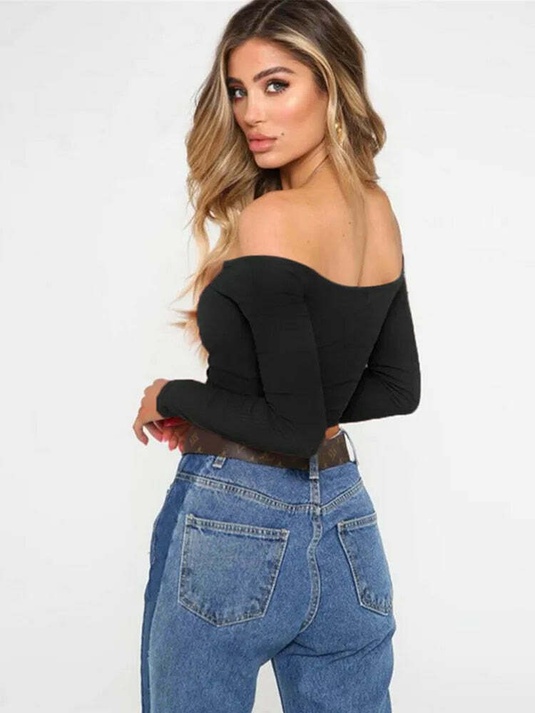 Coquette Aesthetic Bon-Bon Basic Tee - Y2K Fashion Women's Top