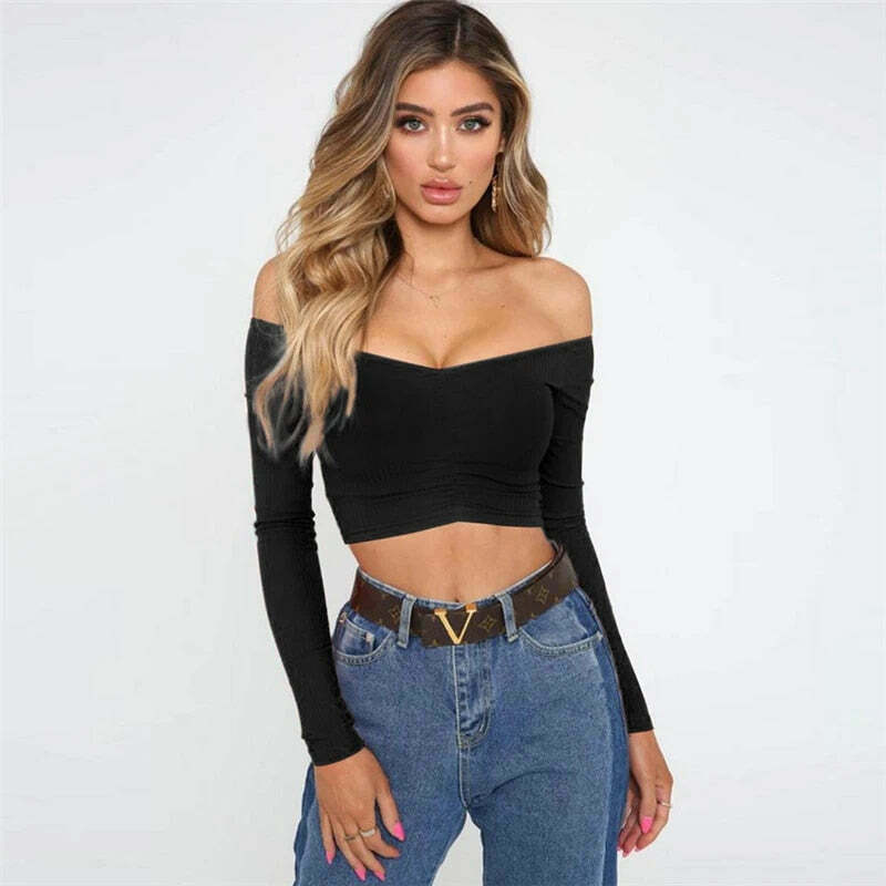 Coquette Aesthetic Bon-Bon Basic Tee - Y2K Fashion Women's Top