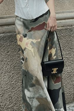 Coquette Aesthetic Cargo Skirt - Y2K Fashion Grunge Style Vintage Women's Clothing