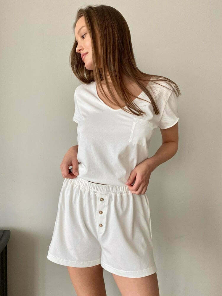 Coquette Aesthetic Cargo Skirt Set - Y2K Fashion with Grunge and Pastel Goth Vibes