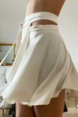Coquette Aesthetic Cargo Skirt Set - Y2K Fashion with Grunge Style and Pastel Goth Vibes