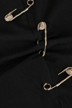 Coquette Aesthetic Cargo Skirt with Detail Slit - Y2K Fashion for Women