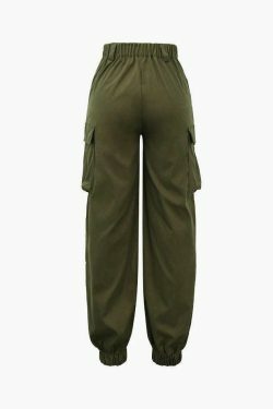 Coquette Aesthetic Cargo Skirt with Flap Pockets - Y2K Fashion Statement