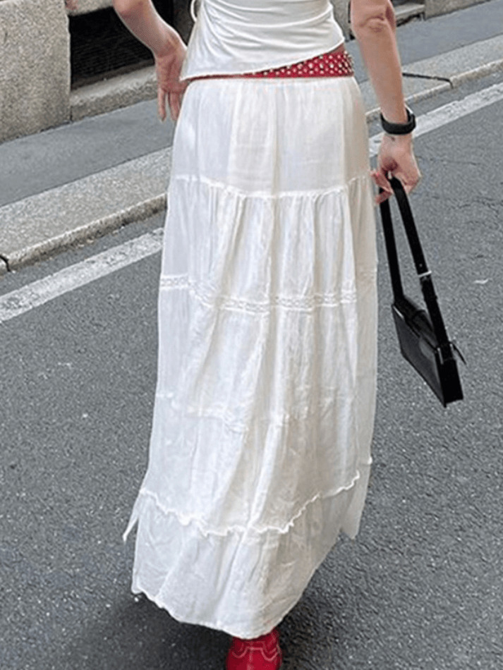 Coquette Aesthetic Cargo Skirt: Y2K Fashion Grunge Style with Pastel Goth Vibes