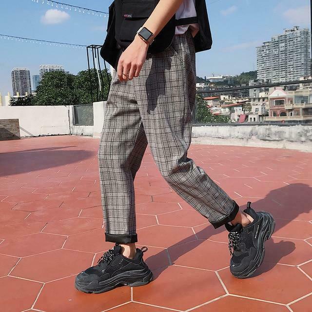 Coquette Aesthetic Cargo Skirt: Y2K Fashion Grunge Style with Relaxed Plaid Pants