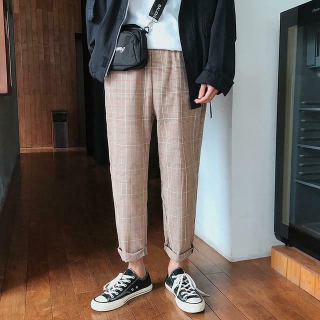 Coquette Aesthetic Cargo Skirt: Y2K Fashion Grunge Style with Relaxed Plaid Pants