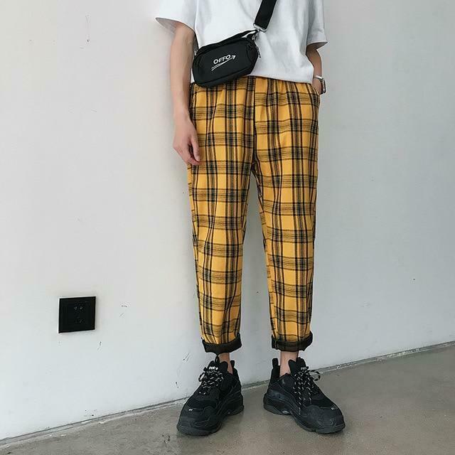 Coquette Aesthetic Cargo Skirt: Y2K Fashion Grunge Style with Relaxed Plaid Pants