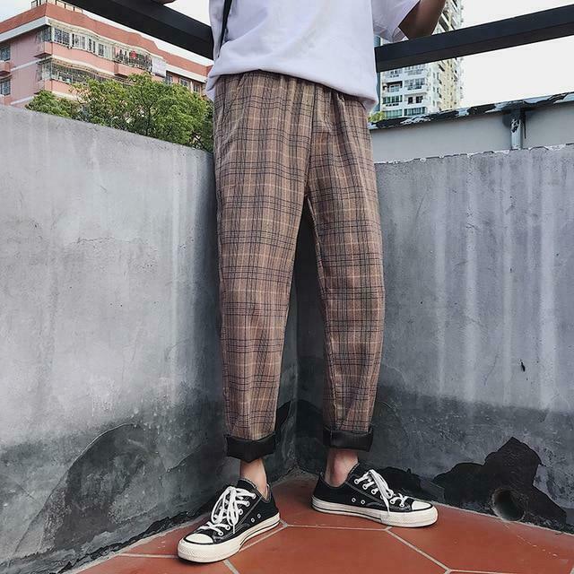 Coquette Aesthetic Cargo Skirt: Y2K Fashion Grunge Style with Relaxed Plaid Pants
