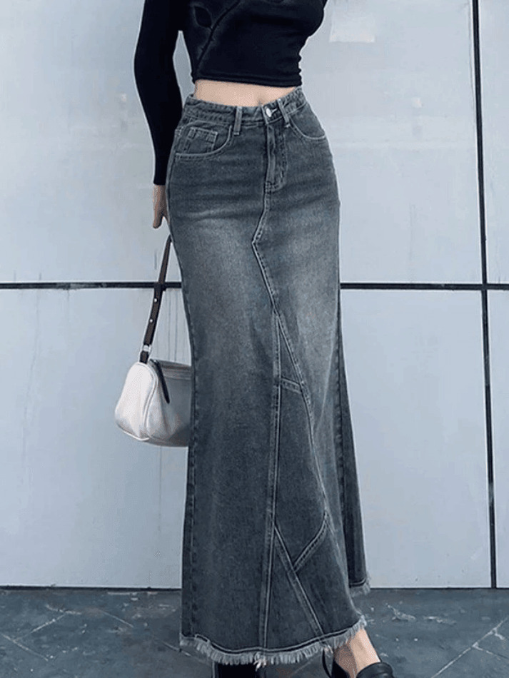 Coquette Aesthetic Cargo Skirt: Y2K Fashion with Grunge & Pastel Goth Vibes