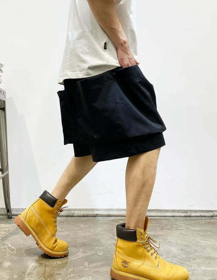Coquette Aesthetic Cargo Skirt: Y2K Fashion with Grunge Style and Pastel Goth Vibes