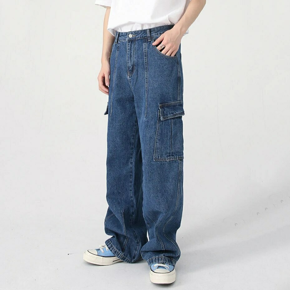 Coquette Aesthetic Cargo Skirt: Y2K Style Grunge Fashion with Loose Fit Cargo Jeans