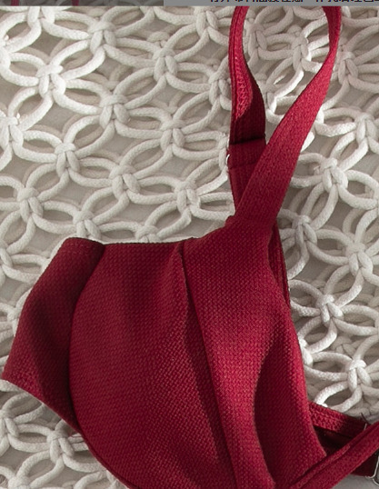 Coquette Aesthetic Cargo Skirt: Y2K Style Grunge Fashion with Pastel Goth Vibes - Red Split Bikini