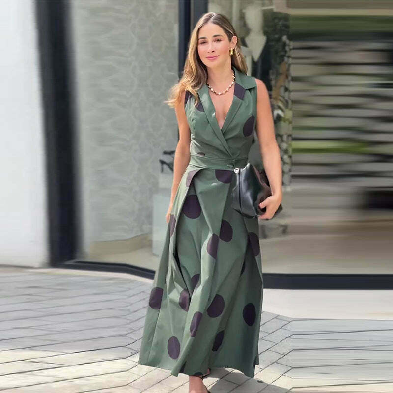 Coquette Aesthetic Cargo Skirt: Y2K Style Sleeveless Dress for Women - Elegant Fall Fashion