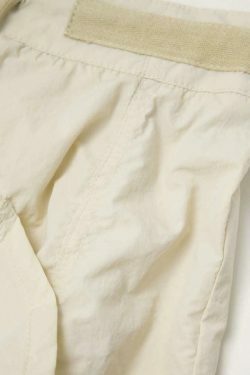 Coquette Aesthetic Cargo Skirt: Y2K Style with a Grunge Twist and Pastel Goth Vibes