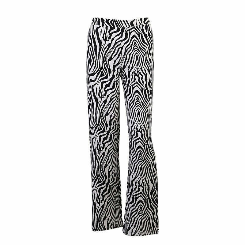 Coquette Aesthetic Cargo Skirt: Your Inner Wild Zebra Print Pants