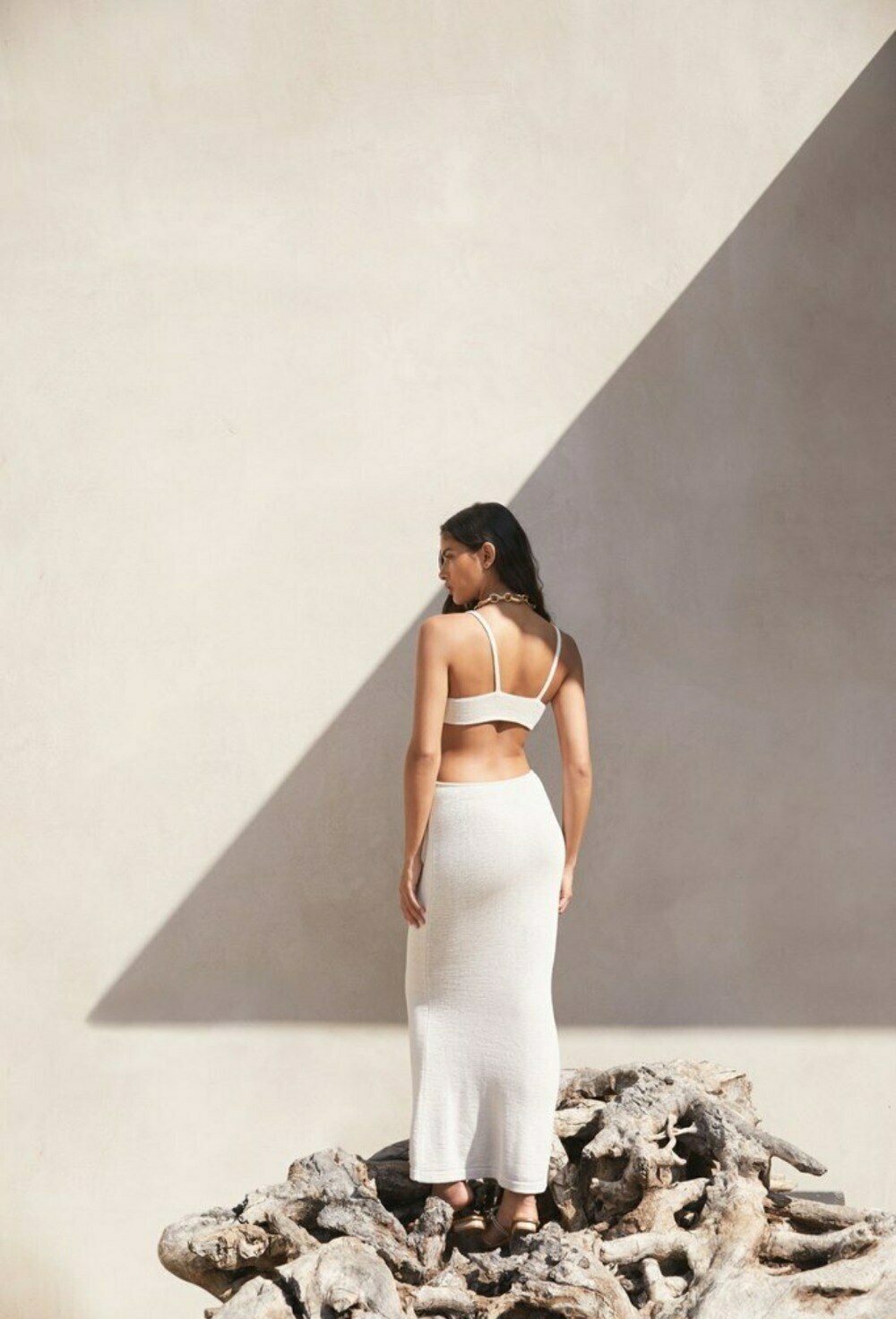Coquette Aesthetic Claudia Backless Maxi Dress - Y2K Fashion Women's Clothing