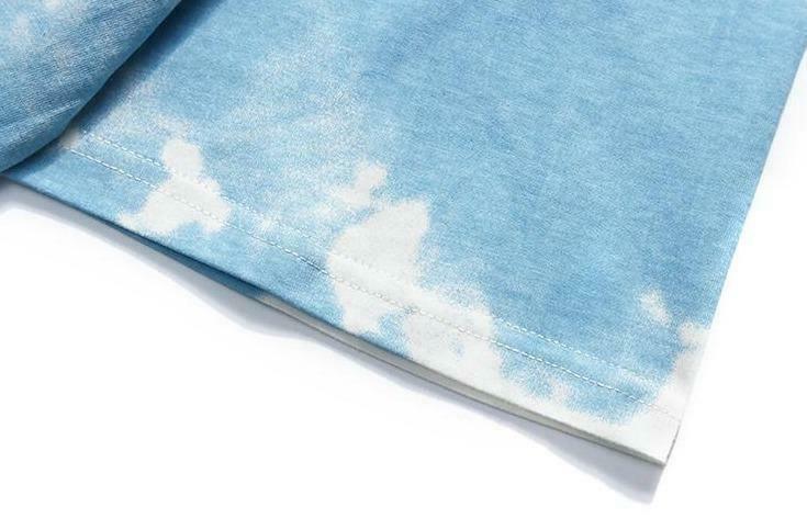 Coquette Aesthetic Cloud Print T-Shirt - Y2K Fashion with Grunge & Pastel Goth Vibes