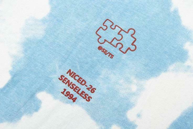 Coquette Aesthetic Cloud Print T-Shirt - Y2K Fashion with Grunge & Pastel Goth Vibes