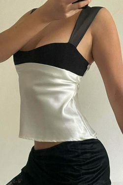 Coquette Aesthetic Cooper Cropped Vest - Y2K Fashion Women's Clothing