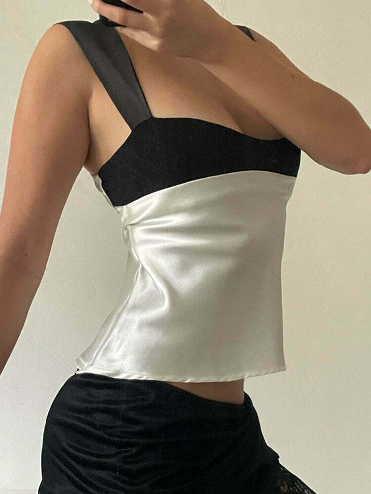 Coquette Aesthetic Cooper Cropped Vest - Y2K Fashion Women's Clothing