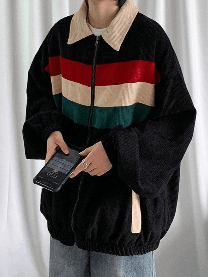 Coquette Aesthetic Corduroy Jacket for Women - Y2K Fashion Statement Piece with Grunge Vibes
