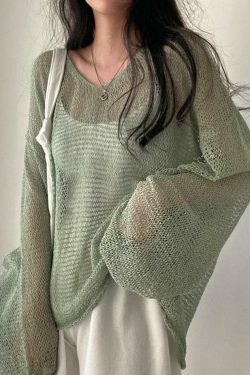 Coquette Aesthetic Crochet Knit Top for Women - Y2K Fashion Statement Piece