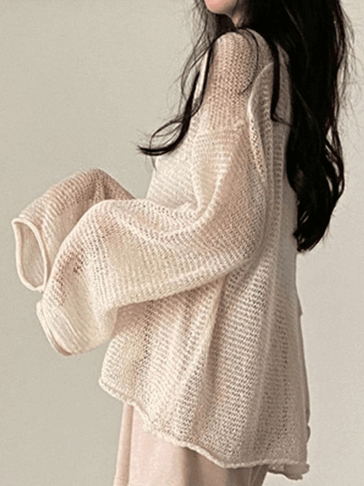 Coquette Aesthetic Crochet Knit Top for Women - Y2K Fashion Statement Piece