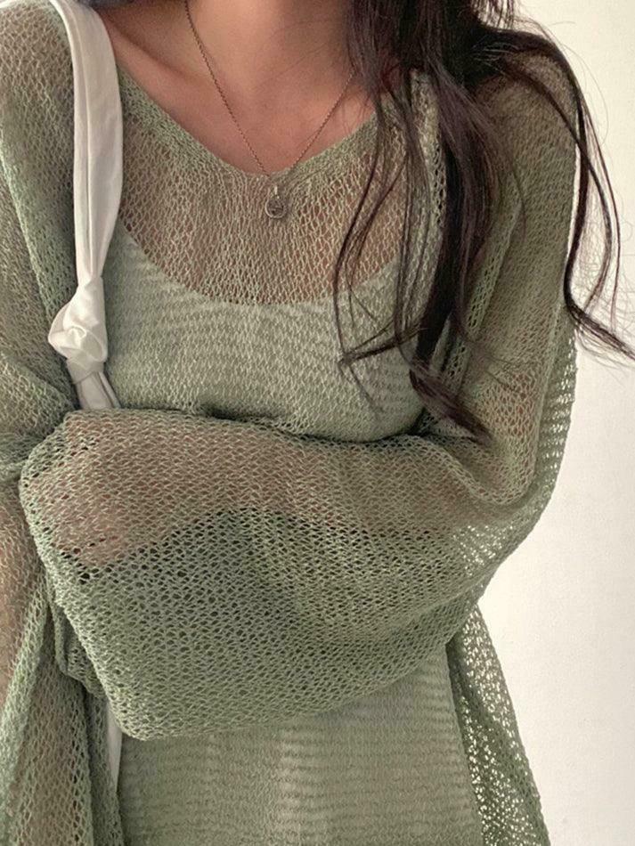 Coquette Aesthetic Crochet Knit Top for Women - Y2K Fashion Statement Piece