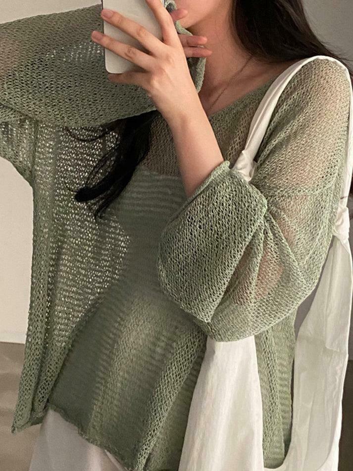 Coquette Aesthetic Crochet Knit Top for Women - Y2K Fashion Statement Piece