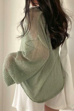 Coquette Aesthetic Crochet Knit Top for Women - Y2K Fashion Statement Piece