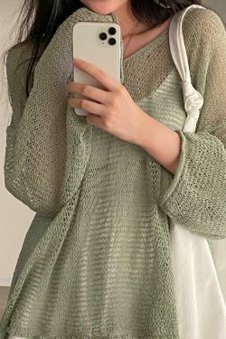 Coquette Aesthetic Crochet Knit Top for Women - Y2K Fashion Statement Piece