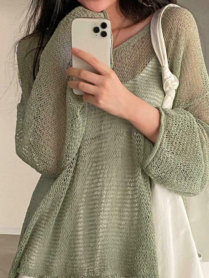 Coquette Aesthetic Crochet Knit Top for Women - Y2K Fashion Statement Piece