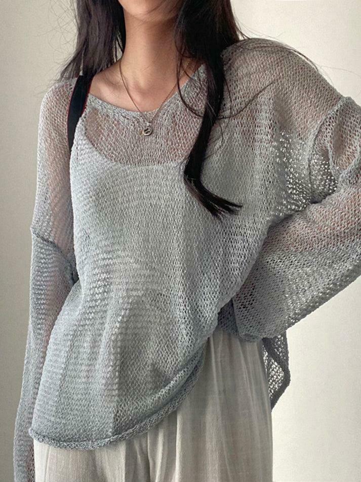 Coquette Aesthetic Crochet Knit Top for Women - Y2K Fashion Statement Piece
